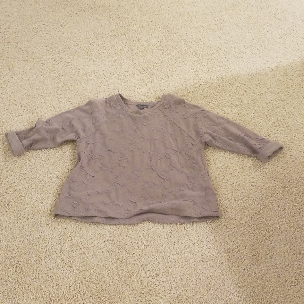 Vince size small, oversized 3/4 sleeve sweatshirt